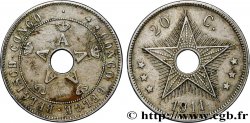 CONGO BELGE 20 Centimes monogramme A (Albert) couronné 1911 