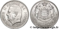 MONACO 5 Francs Louis II 1945 Paris