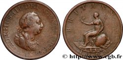 UNITED KINGDOM 1/2 Penny Georges III 1799 Soho