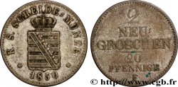 GERMANY - SAXONY 2 Neugroschen (20 Pfennige) Royaume de Saxe 1856 Dresde