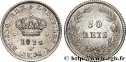 PORTUGAL - KINGDOM OF PORTUGAL - LUIS I 50 Réis  1874 Lisbonne