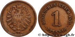 ALLEMAGNE 1 Pfennig aigle héraldique 1875 Hanovre