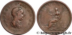 UNITED KINGDOM 1/2 Penny Georges III tête laurée 1806 Soho