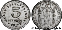 ALEMANIA - Notgeld 5 Pfennig Aschaffenburg (Bavière) 1917 