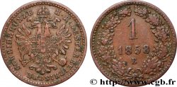 AUSTRIA 1 Kreuzer aigle 1858 Kremnitz