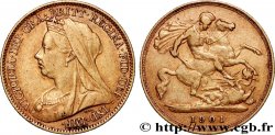 GOLD, PALLADIUM & PLATINUM INVESTMENT 1/2 Souverain Victoria “Old Head” 1901 Londres