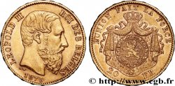 GOLD, PALLADIUM & PLATINUM INVESTMENT 20 Francs Léopold II 1875 Bruxelles