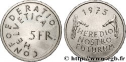 SCHWEIZ 5 Francs année européenne de la protection du patrimoine 1975 Berne