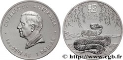 SILBER-INVESTMENT 1 Oz - 1 Dollar Année du Serpent 2025 