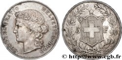 SUISSE 5 Francs Helvetia 1900 Berne