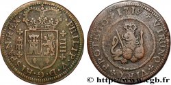 SPANIEN 4 Maravedis Philippe V 1719 Ségovie