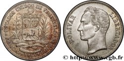 VENEZUELA 2 Bolivares Simon Bolivar 1945 Philadelphie