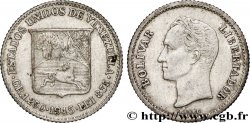 VENEZUELA 1/4 Bolivar 1945 Philadelphie