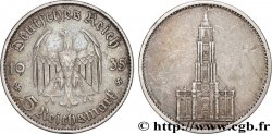 DEUTSCHLAND 5 Reichsmark église de la garnison de Potsdam 1935 Berlin