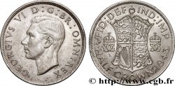 UNITED KINGDOM 1/2 Crown Georges VI 1943 