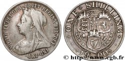 VEREINIGTEN KÖNIGREICH 1 Shilling Victoria vieille tête  1900 Londres