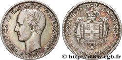 GRECIA 1 Drachme Georges Ier 1873 Paris