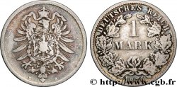 ALEMANIA 1 Mark Empire aigle impérial 1876 Munich