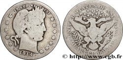 ESTADOS UNIDOS DE AMÉRICA 1/4 Dollar Barber 1914 Philadelphie