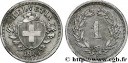 SUIZA 1 Centime (Rappen) Croix Suisse 1944 Berne