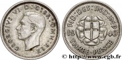 VEREINIGTEN KÖNIGREICH 3 Pence Georges VI 1940 