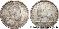 ETHIOPIA 1/8 Birr Menelik II EE1887                     1895 Paris