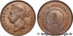 MALAYSIA - STRAITS SETTLEMENTS 1 Cent Straits Settlements Victoria 1872 Heaton