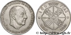 SPAIN 100 Pesetas Francisco Franco (1966 dans les étoiles) 1966 