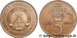 GERMAN DEMOCRATIC REPUBLIC 5 Mark 20e anniversaire de la fondation de la RDA 1969 