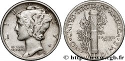 UNITED STATES OF AMERICA 1 Dime Mercury 1943 Philadelphie