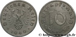 GERMANY 10 Reichspfennig 1940 Stuttgart