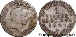 GERMANY - PRUSSIA 1 Silbergroschen Frédéric Guillaume IV 1847 Berlin