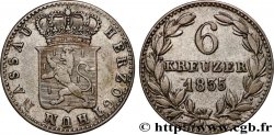 GERMANY - NASSAU 6 Kreuzer Guillaume 1835 Wiesbaden