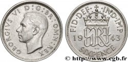 UNITED KINGDOM 6 Pence Georges VI 1943 Londres