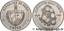 CUBA 1 Peso série FAO 1982 La Havane