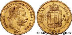 OR, PALLADIUM ET PLATINE INVESTISSEMENT 20 Francs or ou 8 Forint, 1e type François-Joseph Ier 1878 Kremnitz