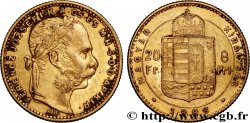 GOLD-, PALLADIUM- UND PLATIN-INVESTITIONEN 20 Francs or ou 8 Forint François-Joseph Ier 1888 Kremnitz