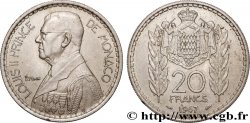 MONACO 20 Francs prince Louis II 1947 Paris