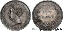 PORTUGAL -MARIE II  100 Réis  1853 