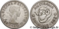 AUSTRALIA 1 Shilling Elisabeth II 1953 Melbourne