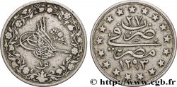 EGYPT 1 Qirsh Abdul Hamid II an 27 AH 1293 1901 Misr