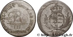 GERMANY - WÜRTTEMBERG 3 Kreuzer Frédéric Ier 1806 Stuttgart