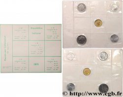 ITALY Série de 5 Monnaies 1971 Rome - R