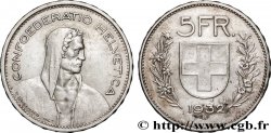 SCHWEIZ 5 Francs Berger des Alpes 1932 Berne