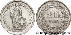 SCHWEIZ 2 Francs Helvetia 1946 Berne