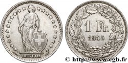 SCHWEIZ 1 Franc Helvetia 1945 Berne