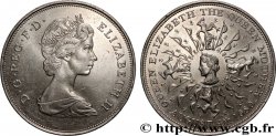 UNITED KINGDOM 25 New Pence (1 Crown) 80e anniversaire de la reine mère 1980 Llantrisant