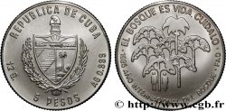 KUBA 5 Pesos année internationale de la forêt 1985 La Havane