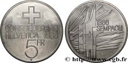 SWITZERLAND 5 Francs centenaire de la révision de la constitution 1974 Berne - B