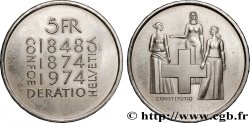 SWITZERLAND 5 Francs Proof 500e anniversaire de la bataille de Sempach 1986 Berne - B